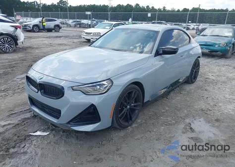 2024 BMW M240 I xDrive из США, поврежденный, VIN 3MW53CM06R8D83628
